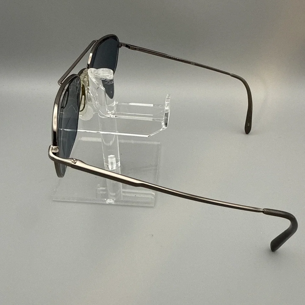 Vintage STETSON Zyloware Gunmetal Double Bridge 59-14 Eyeglass 'Frames Only'